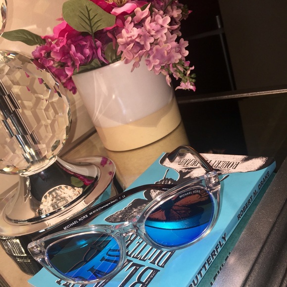 Micheal Kors Blue Mirror Sunglasses - Picture 2 of 3